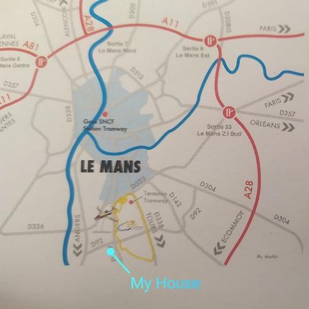 Chambres Le Mans 24 Heures Арнаж Екстериор снимка